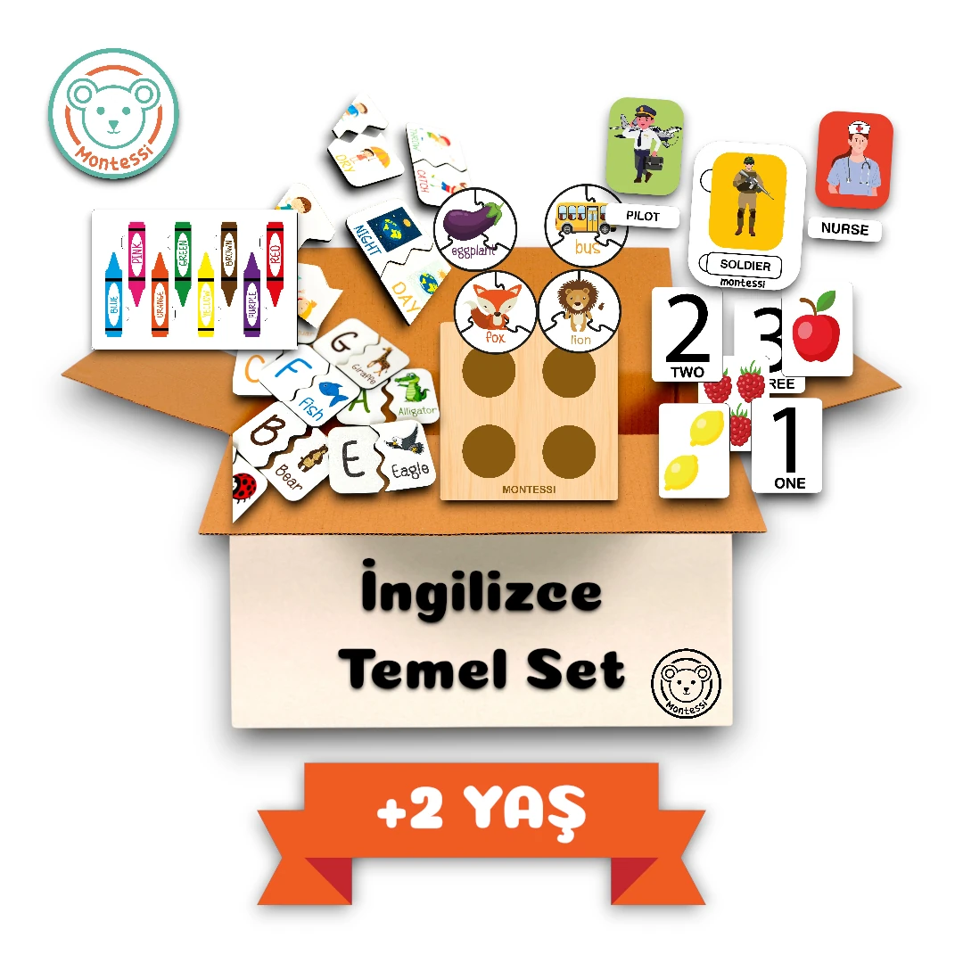 İngilizce Temel Eğitim Seti (6 Oyuncak)